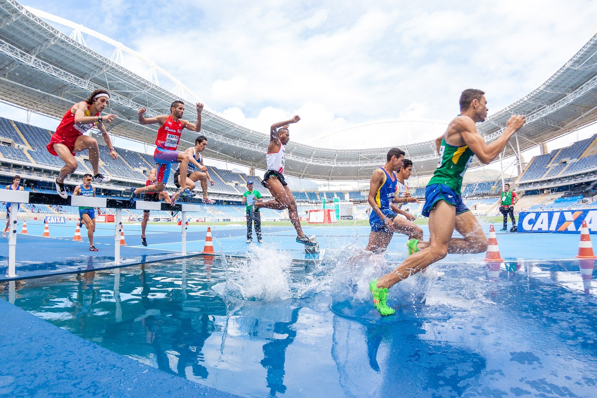 Racing in water...these athletes expect a fair competition