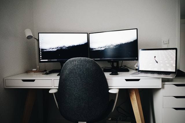 Your desk. Not pictured; a desk cycle